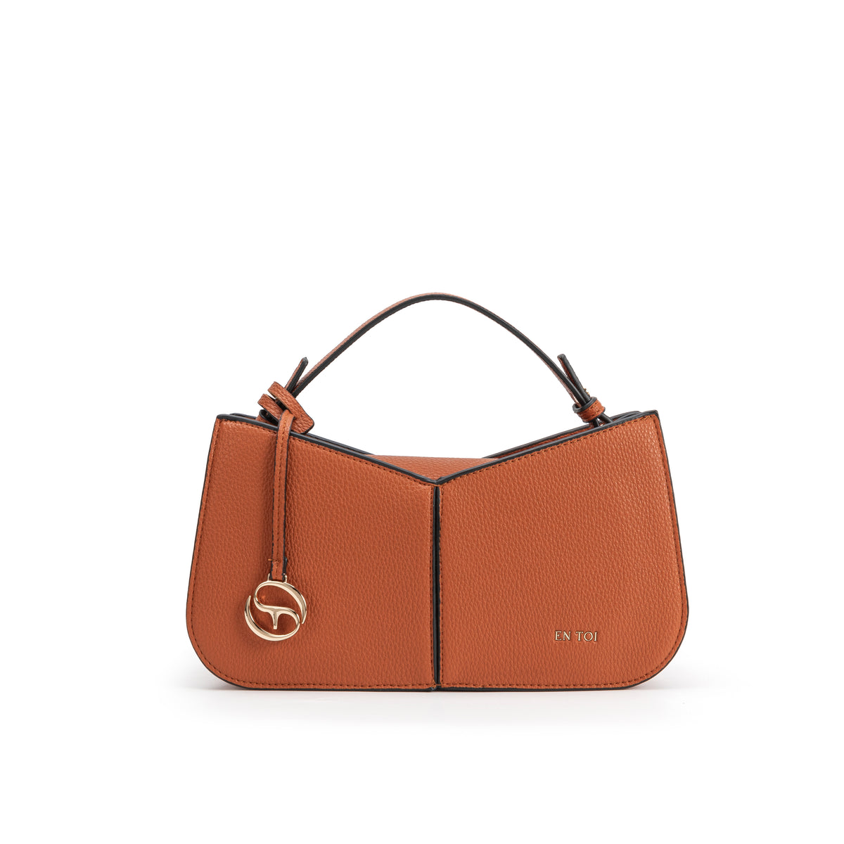 Audrey Top Handle Sling Bag Green Orange