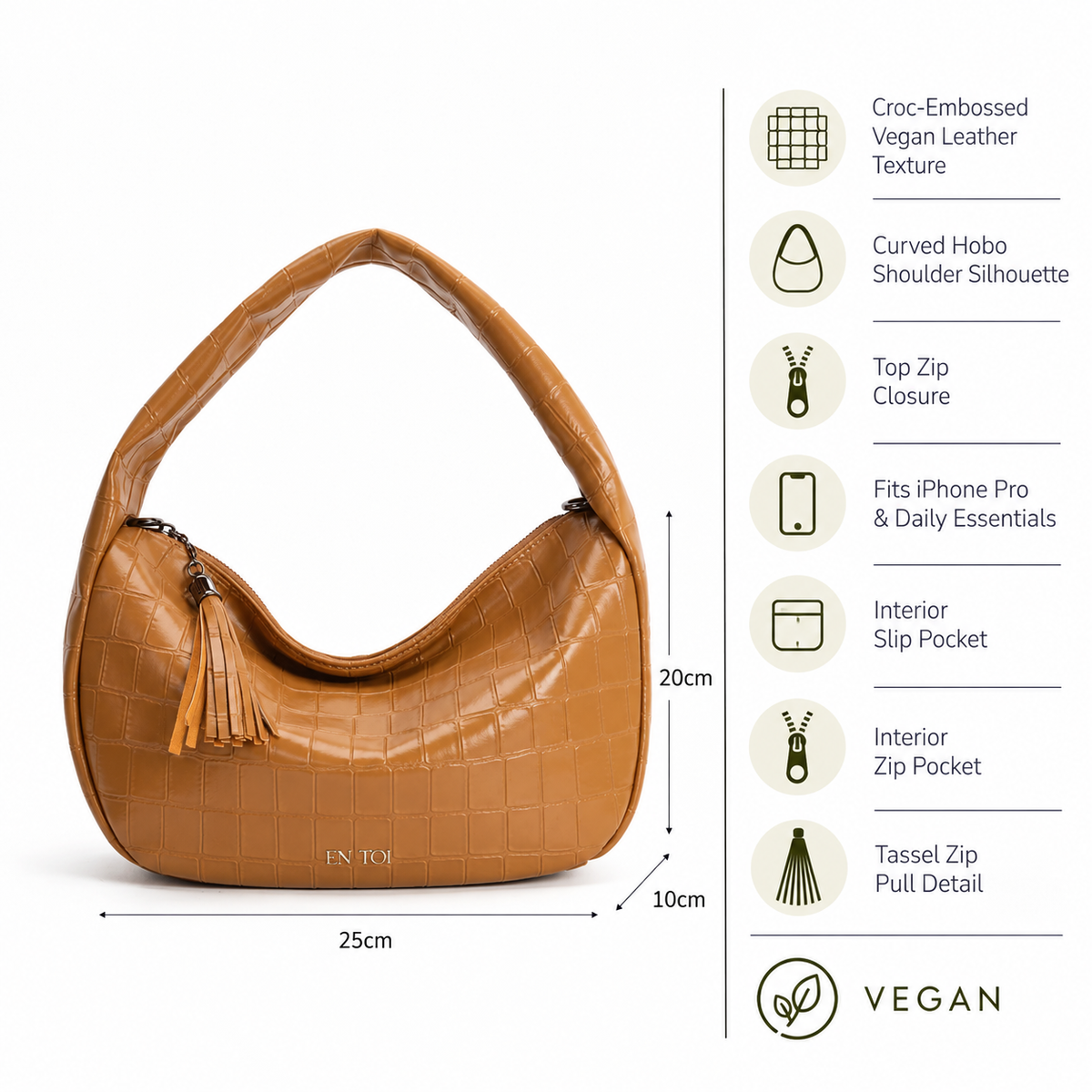 Esla Hobo Tan Brown