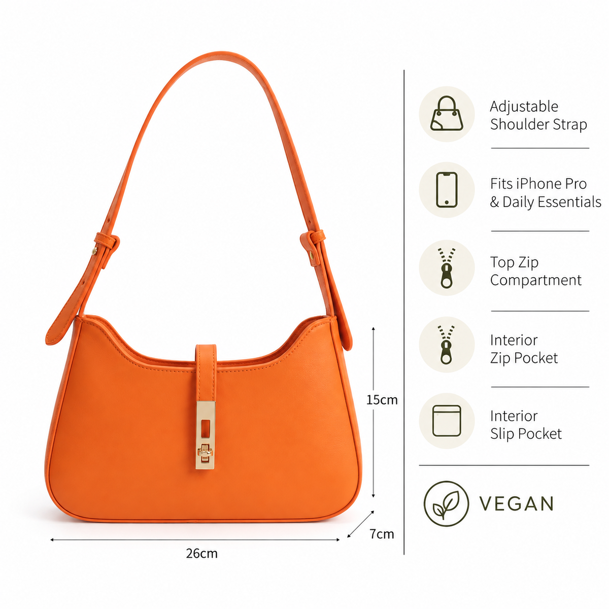 Bella Baguette Orange