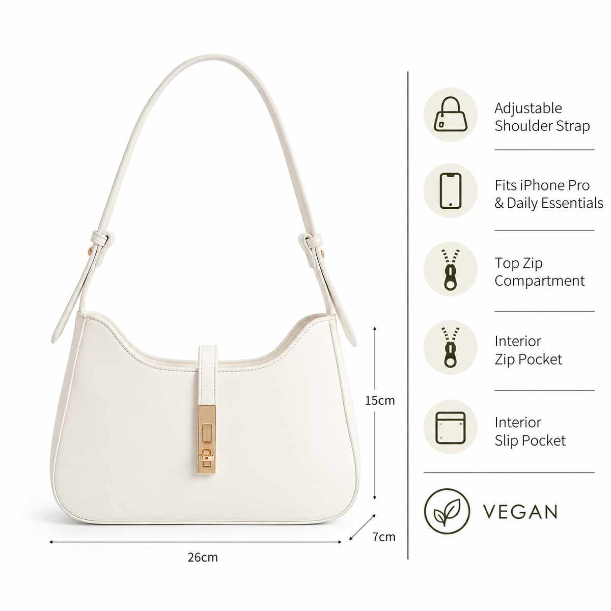 Bella Baguette White