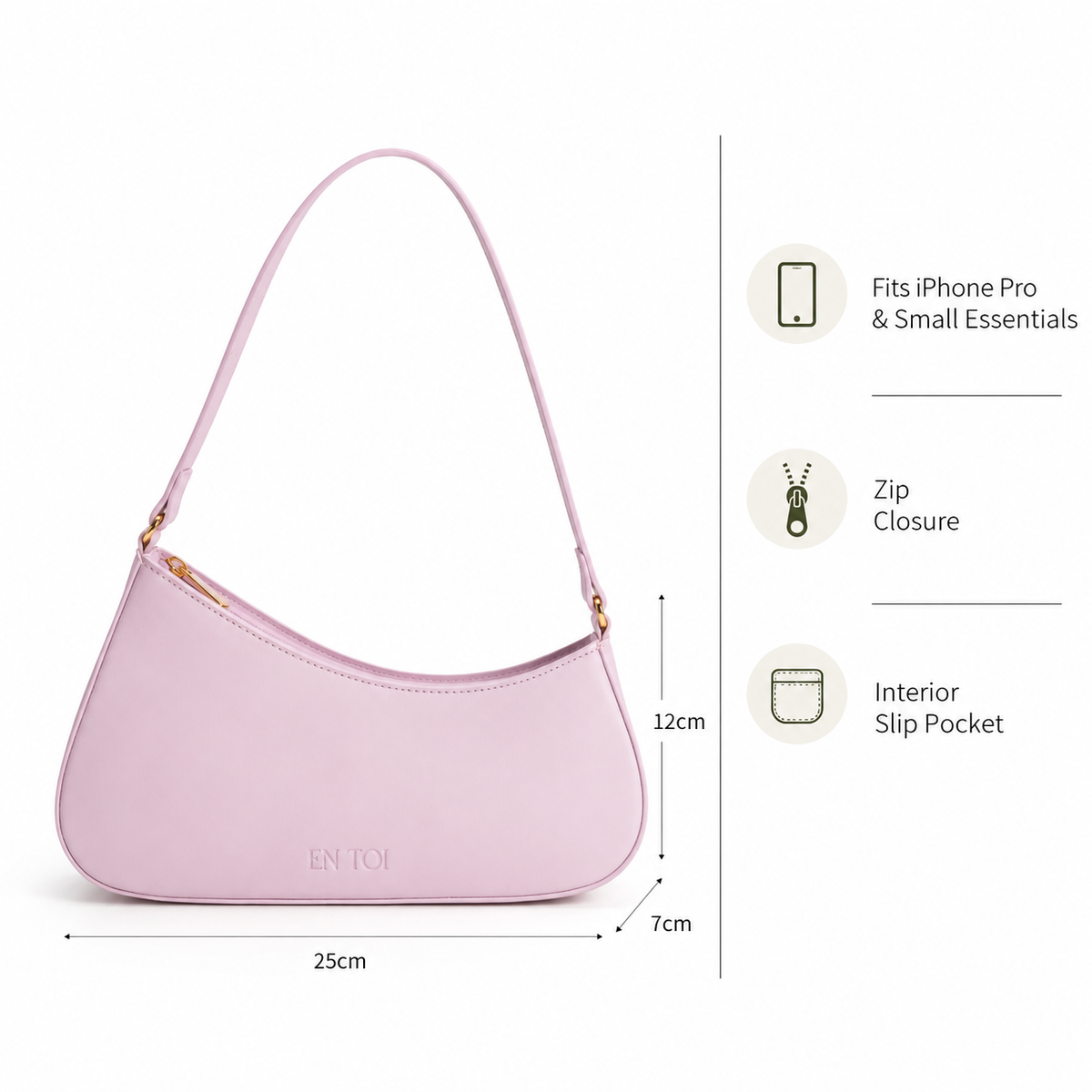 Betsy Hobo Bag Green Lavender