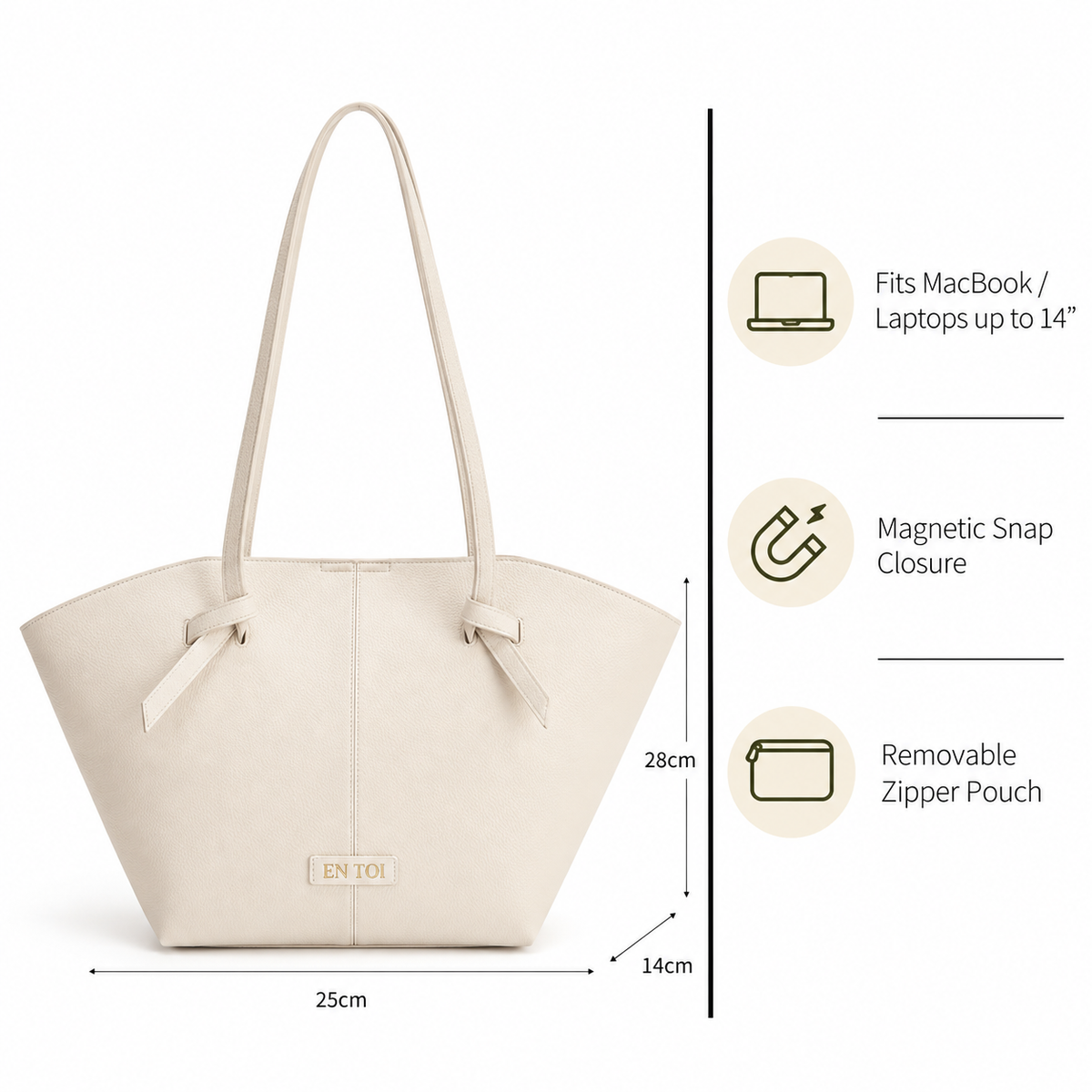 Chelsea Tote Bag White