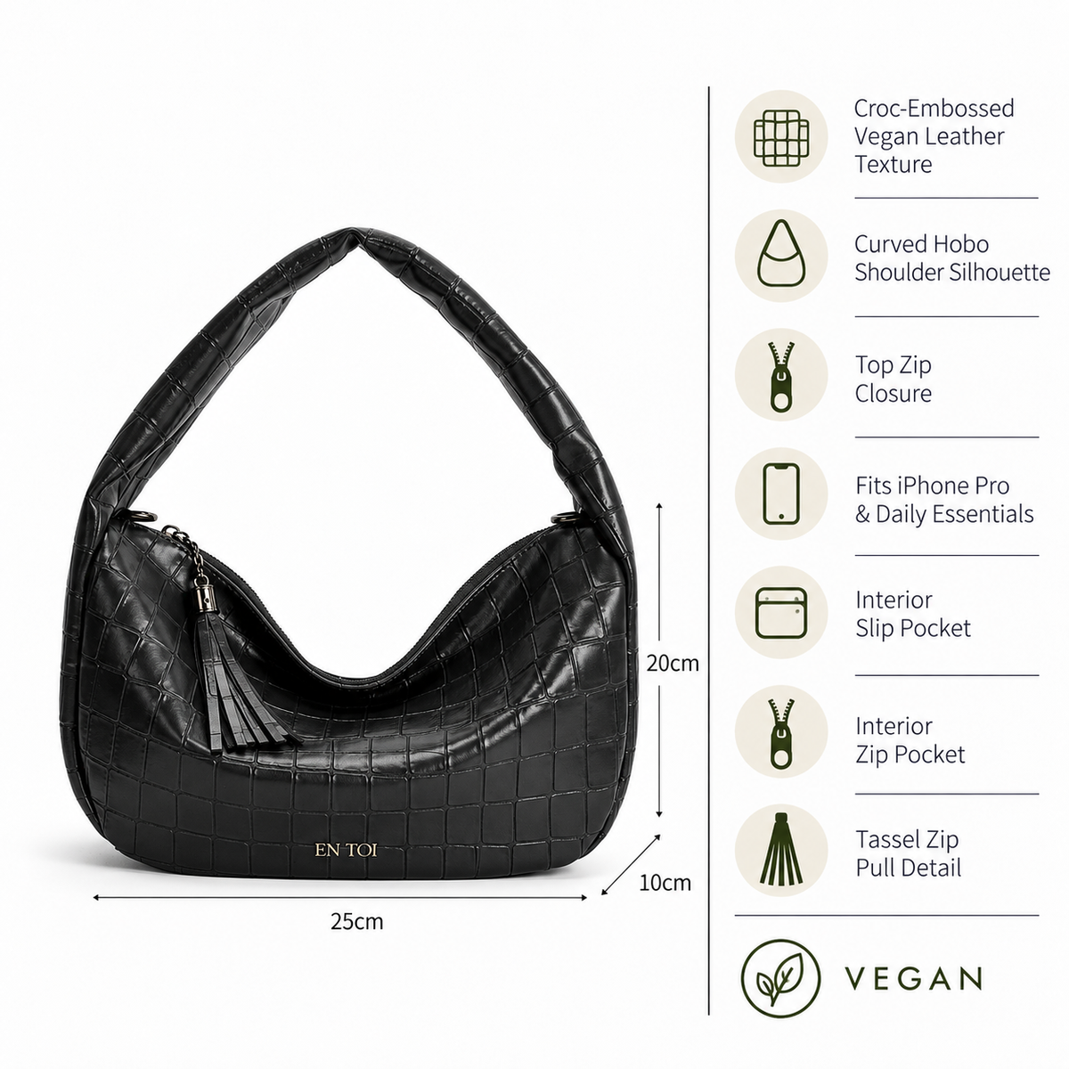 Esla Hobo Black