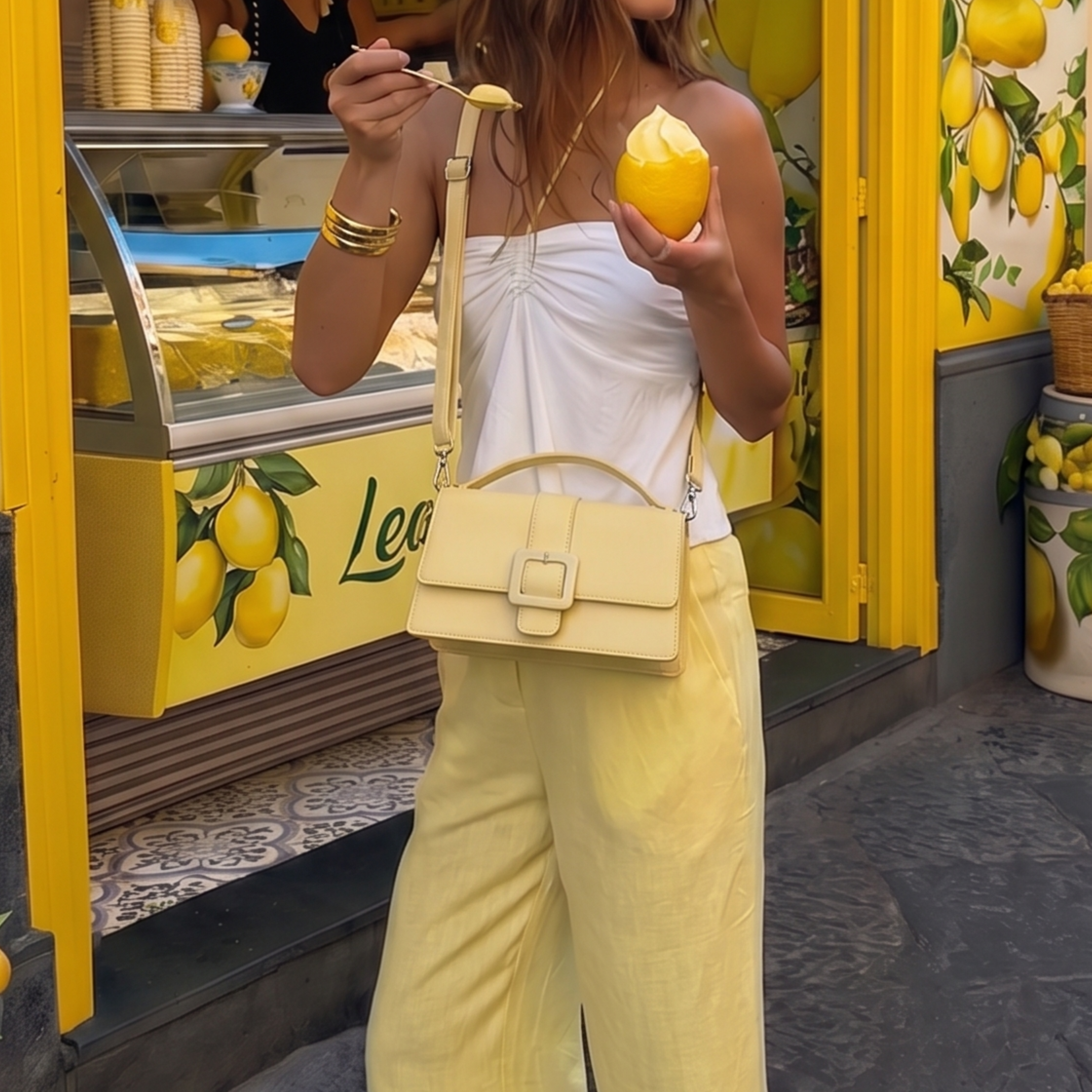 Nicola Top Handle Sling Bag